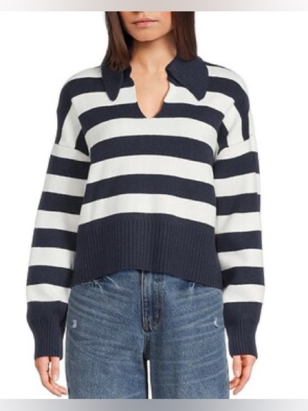 Copper Key
Big Girls Fisher Stripe Sweater | Size S